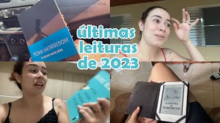 Último vlog de leitura de 2023  muitos livros incríveis [upl. by Rannug71]