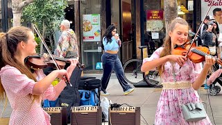 Karolina Protsenko First time violin duet with Avelina Kushnir Until I found you  Stephen Sanchez [upl. by Turrell519]