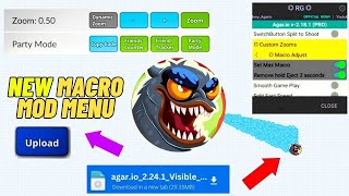 AGARIO NEW MACRO ZOOMCRASH FIX ANDROID AND IOS AGARIO MOBILE [upl. by Amian405]