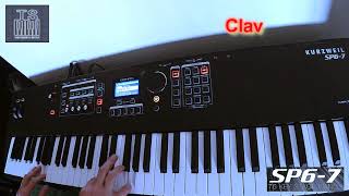 KURZWEIL SP67  CLAVINET [upl. by Lodie]