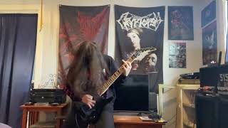 GUTTURAL SECRETE  RAZORIZED BALLGAG GUITAR COVER  Julian Gonzalez [upl. by Sykleb871]