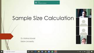 sample size calculation [upl. by Eelatsyrc]