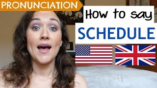 How to Pronounce SCHEDULE US UK amp Australian pronunciation [upl. by Ilarrold]