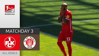 Kaiserslautern Stay Unbeaten  1FC Kaiserslautern  St Pauli 21  All Goals  MD3 – Bundesliga 2 [upl. by Orva]