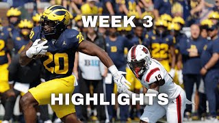 Best of College Football Week 3  NCAA Highlights 2024 [upl. by Enimajneb489]