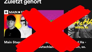 Spotify zuletzt Gehört Verlauf anzeigen amp löschen Anleitung [upl. by Ahsotal]