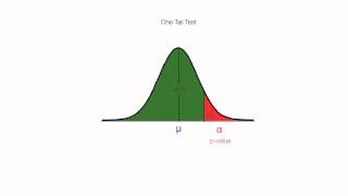 How to calculate One Tail and Two Tail Tests For Hypothesis Testing [upl. by Cirdor]