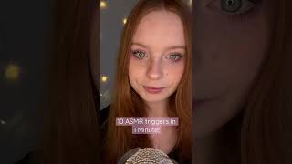 10 ASMR Triggers In 1 Minute [upl. by Emya]