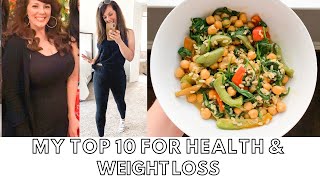 MY TOP 10 VEGAN Foods for Health and Weight Loss  Whole Food Plant Based Diet [upl. by Lourie455]