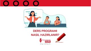 Ders Programı Nasıl Hazırlanır [upl. by Burch182]