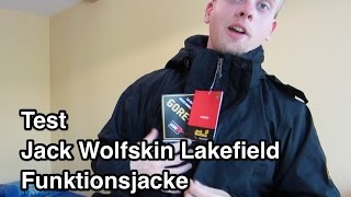 Test Jack Wolfskin Lakefield Jacke Funktionsjacke  Doppeljacke Test  Regenjacke Test [upl. by Adley]