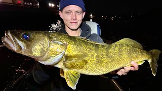 You NEED to Fish Late Fall New Species  Js PB Walleye [upl. by Norrahs]