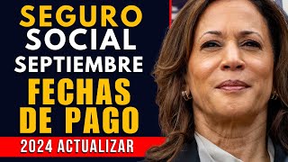 Cheques De Seguro Social  Calendario De Pagos De Septiembre De 2024 [upl. by Nywroc17]