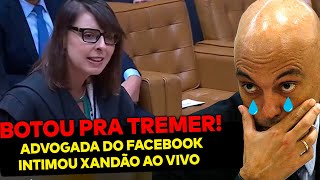 AGORA Xandão é intimado por advogada do Facebook ao vivo O Supremo tremeu [upl. by Ayamahs831]