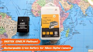 DIGITEK ENEL14 Platinum Rechargeable Liion Battery for Nikon Digital Camera 1400mAhindiaunboxed [upl. by Pentheas30]