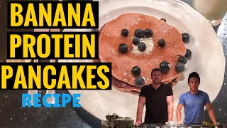 DELICIOUS Banana Protein Pancake Recipe  Healthy Eating [upl. by Pepillo456]