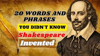 20 Words And Phrases You Didn’t Know Shakespeare Invented  Mrburiro [upl. by Eiramassenav317]