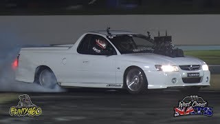 BLOWN LS1 VZ quotU2BH8TENquot QUALIFYING SKID AT WEST COAST NATS [upl. by Yssor555]