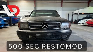 Mercedes 500 SEC Restomod Intro [upl. by Asenaj562]