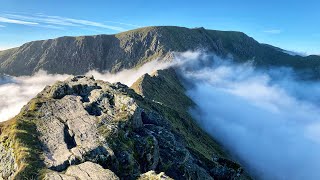 Helvellyn Cloud Inversion Hike Via Striding Edge [upl. by Enyaht]