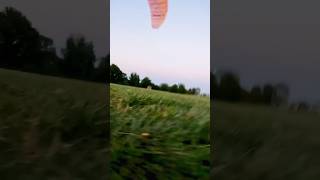 Paramotor swoop landing landing flying paramotorflying paramotor [upl. by Namrehs]