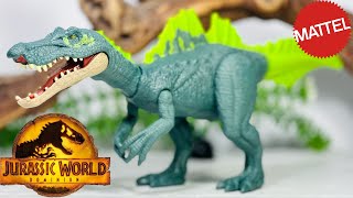 Mattel Jurassic World Dominion Ichthyovenator Review Roar Strikers Wave 3 [upl. by Rue]