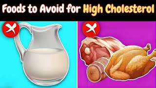 HIGH Cholesterol Avoid These Foods at ALL COSTS in 2024 [upl. by Llebyram372]