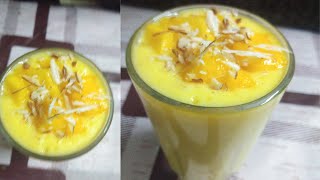 Mango smoothieMongo lassiMango drink😋—By Rose kitchen [upl. by Inilam]