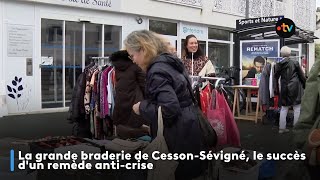 La grande braderie de CessonSévigné le succès dun remède anticrise [upl. by Bible]