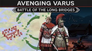 Avenging Varus  Battle of the Long Bridges 15 AD DOCUMENTARY [upl. by Htevi]