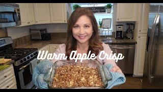 Warm Apple Crisp Dessert  Easy Recipe [upl. by Ignatia]