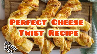 How To Make Quick and Easy CHEESE TWISTS  Perfect Recipe [upl. by Green]