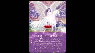 Todays Angel Oracle Card Focus On Service [upl. by Arada]