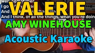 Valerie Amy Winehouse Karaoke [upl. by Abert]