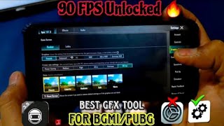 Best GFX TOOL For BgmiPubg 90 FPS Unlocked 🔥✔️pubgmobile bgmi [upl. by Amin491]