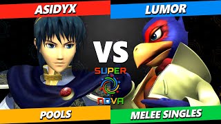 Supernova 2024  Asidyx Marth Vs Lumor Falco Smash Melee  SSBM [upl. by Lekim]