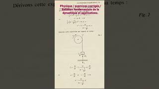 Relation fondamentale de la dynamique et applicationsexercices corrigés Physique Bac 2024 [upl. by Hildebrandt125]