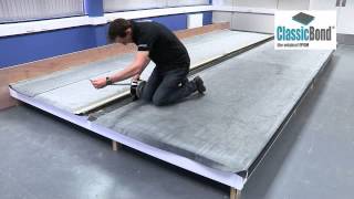 Flat Rubber Roof with Seam  EPDM Installation Guides and Training [upl. by Arihppas729]