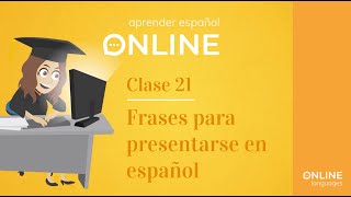 Frases para presentarse en español  Clase 21 [upl. by Kosse960]