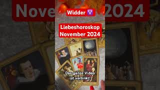 widder widderorakel astrologie november november2024 sternzeichenorakel sternzeichen [upl. by Aduh480]