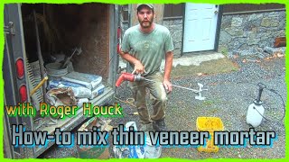 HowTo Mix Veneer Mortar [upl. by Nelli]