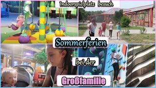 Wir fahren in den Indoorspielplatz  Nichte zu besuch  Ferienplanung  DieGroßfamilie [upl. by Neras]