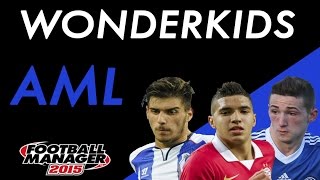 Football Manager 2015  WONDERKIDS  LEFT ATTACKING MIDFIELDERSWINGERS [upl. by Demaggio]