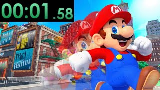 I Tried the SHORTEST super Mario Odyssey Speedruns EVER [upl. by Nnylarat132]