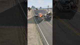 Realistic Highway Car Crashes 54  beamngdrive [upl. by Pravit65]