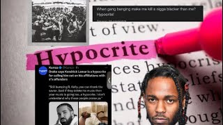 Kendrick Lamar fans are HYPOCRITES‼️ KDot said he hopes Drake d but y’all crying about the m word [upl. by Ricketts]