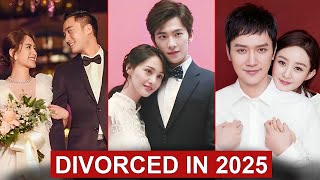 TOP CHINESE DRAMA COUPLES WHO GOT DIVORCED IN REAL LIFE 2025 kdrama [upl. by Ayetal]