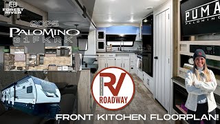 Beautiful Front Kitchen👀 Checkout the New 2025 Palomino Puma 31FKRK [upl. by Sharline879]