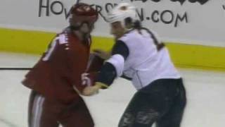 Chris Thorburn vs Ed Jovanovski Feb 19 2009 [upl. by Ybor]