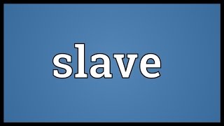 Slave Meaning [upl. by Brazee]